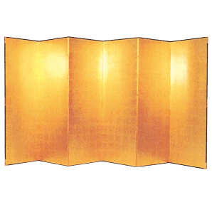 金屏風（7尺6曲/半双） レンタル