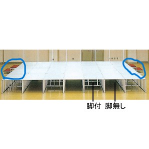 アルミステージ用ステップ2段　レンタル