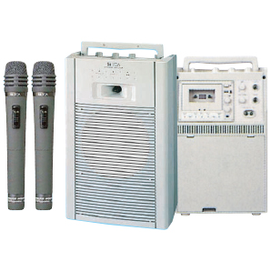 ワイヤレスアンプ20W CD・カセット内蔵 レンタル