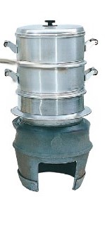 セイロ（2段）、釜、チンカラカマド　セット　　レンタル